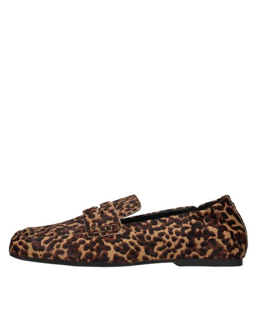 Ash Brown Flat Shoes