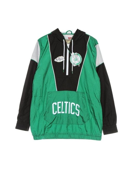Cortavientos Sin Cordones Para Hombre Nba Highlight Reel Cortavientos Hardwood Classics Boscel Mitchell &amp; Ness de hombre de color Green