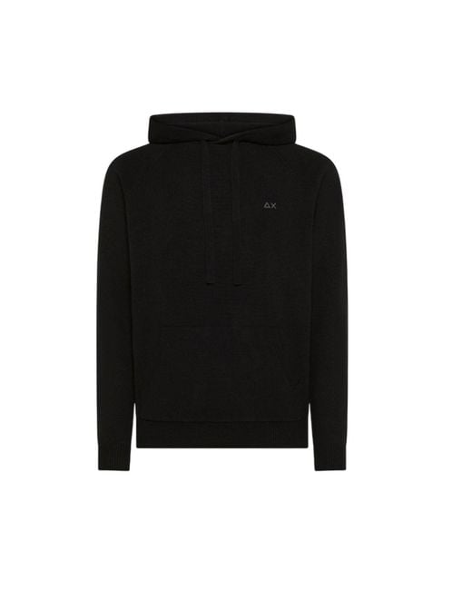 Sun 68 Hoodie in het Black voor heren