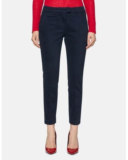 Dondup Vrouwenbroek Perfect Dp066 Gse043 8 in het Blue