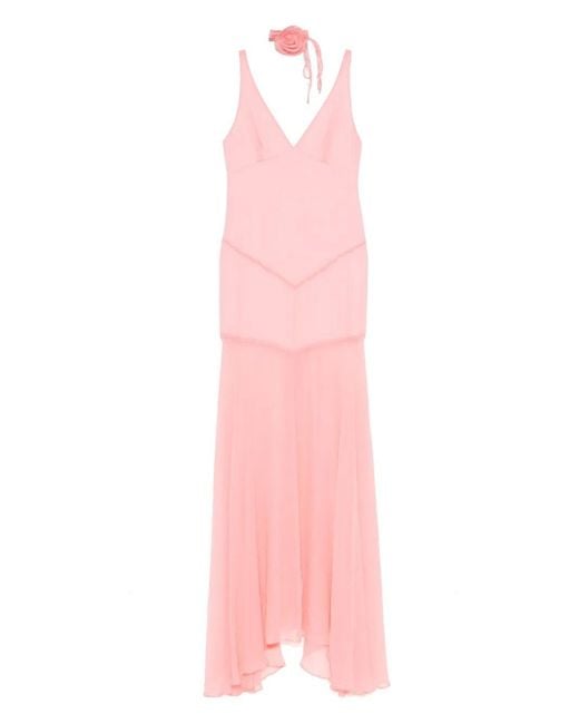 De La Vali Maxi Jurk in het Pink