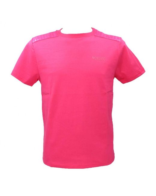 Moschino Pink T-Shirt for men