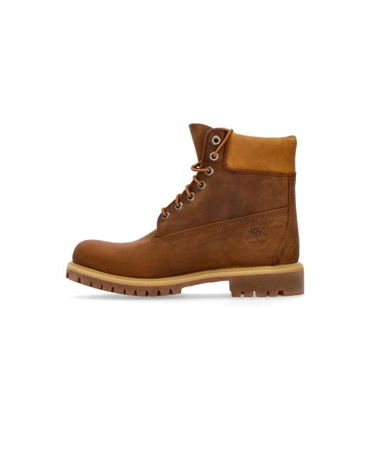 Timberland Brown 6" Premium Boot for men