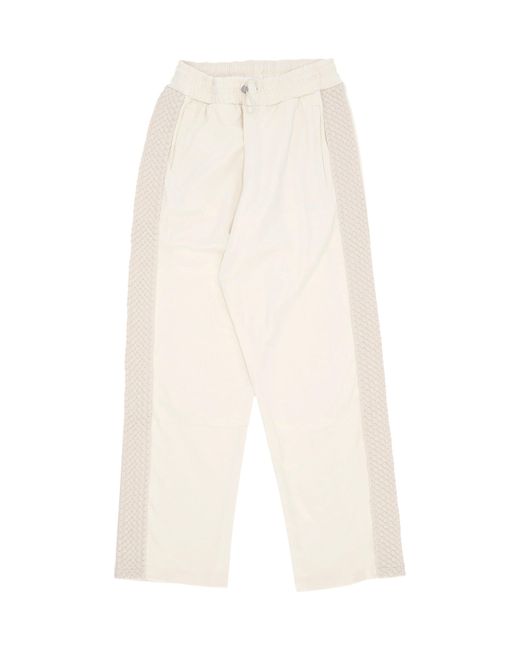Arte' White Braid Strip Pants Pants for men