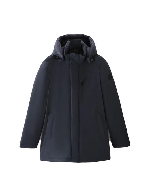 Woolrich Men's Blue Ut0102 Mountain Stretch Parka 3989 Woou0464Mr - Main Image