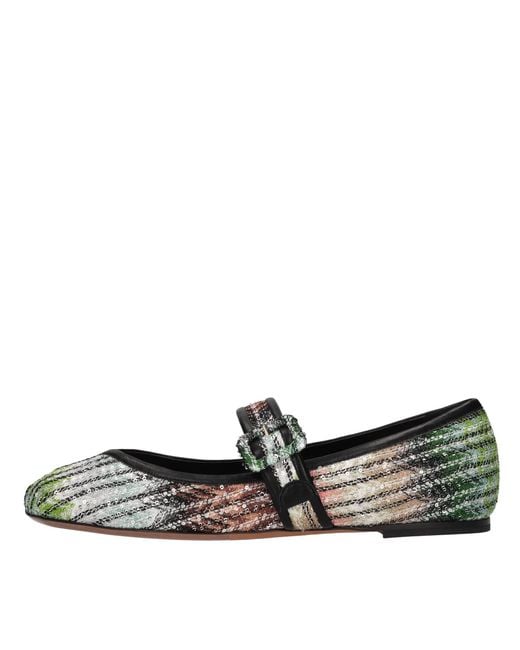 Missoni Black Flat Shoes