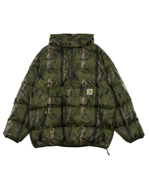 Carhartt Jones Anorak Down Jacket Pullover Camo Tree in Green for Men Lyst