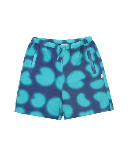 Arte' Blue Stolp Priint Shorts Short Pants for men