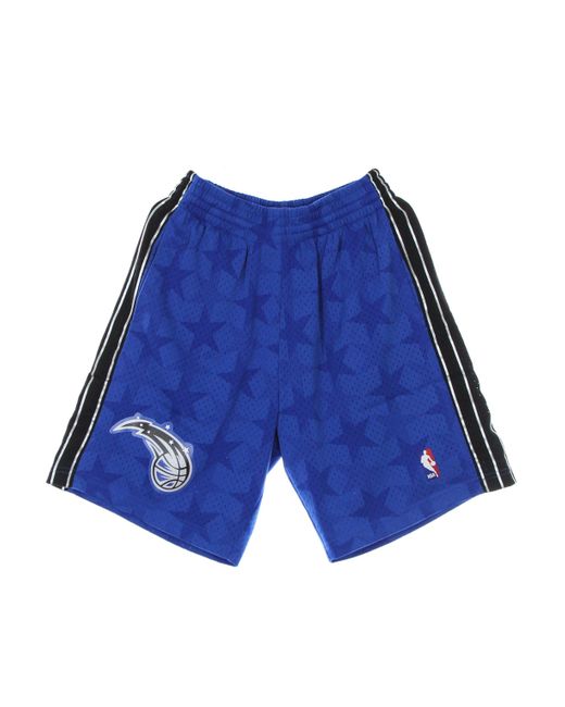 Pantalones Cortos De Baloncesto Para Hombre Nba Swingman Shorts Hardwood Classics 2000 Orlmag Mitchell &amp; Ness de hombre de color Blue