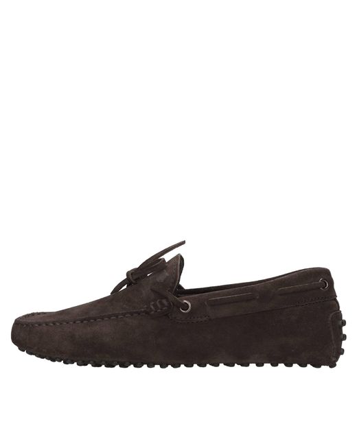 Tod's Brown Flat Shoes for men
