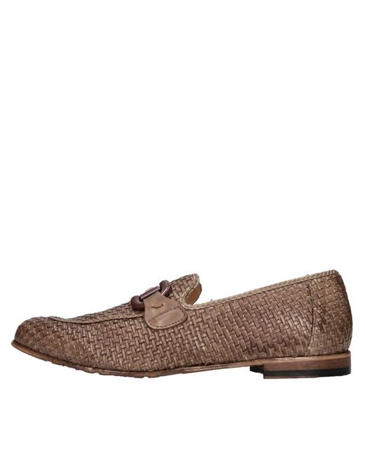 JP/DAVID Brown Flat Shoes for men