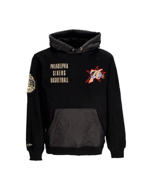 Sweat A Capuche Pour Homme Nba Team Og 2.0 En Polaire Avec Logo Vintage Phi76E Couleurs Originales De L'Equipe Mitchell &amp; Ness pour homme en coloris Black