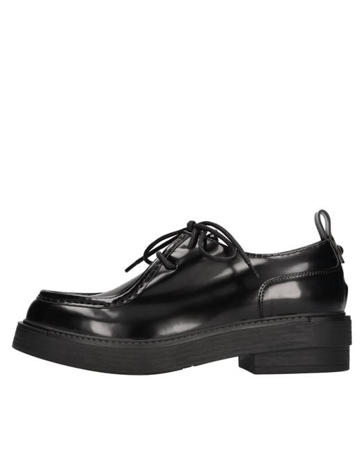 Strategia Black Flat Shoes