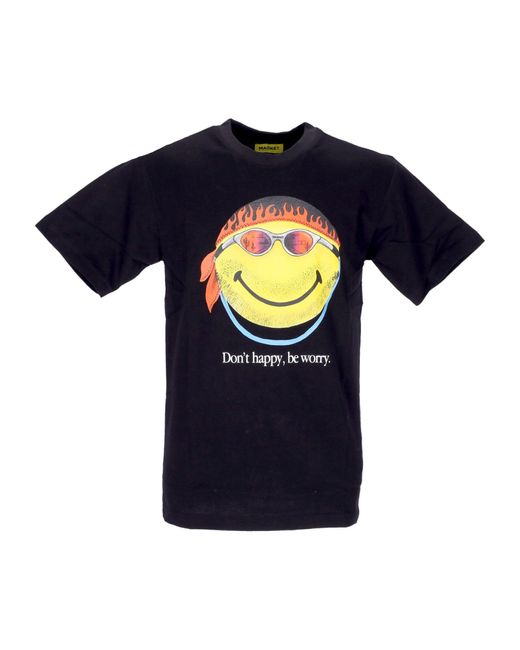 Don'T Happy Be Worry Tee X Smiley Noir T-Shirt Homme Market pour homme en coloris Blue