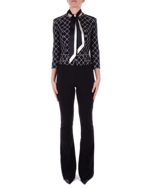 Elisabetta Franchi Blue Trousers