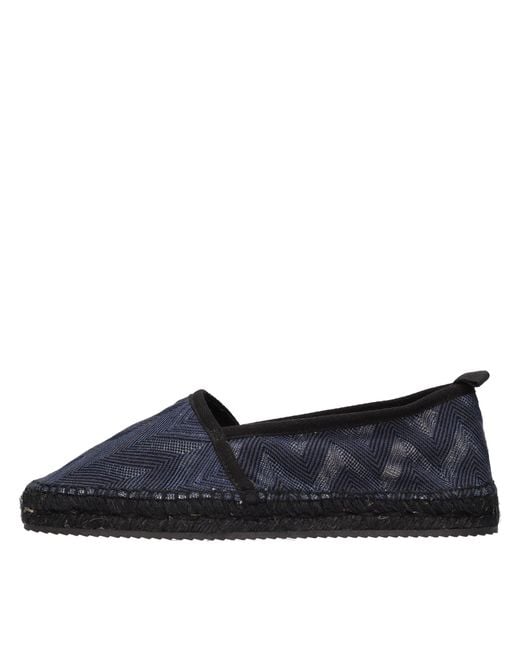 Missoni Blue Flat Shoes