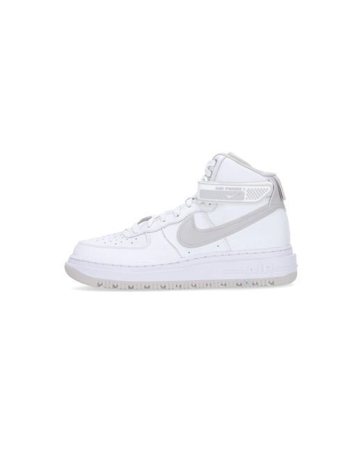 Nike Air Force 1 Boot Summit Wit Light Bone Wit Hoge Herenschoen in het Wit voor heren Lyst NL