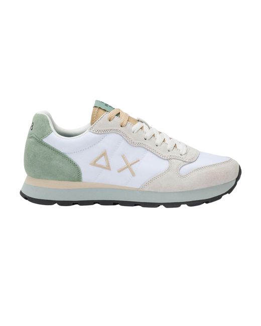 Sun 68 White Sneakers Tom for men