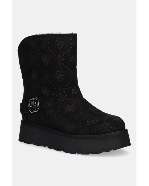 Guess Black Tronchetto E Stivaletto Donna Esu10 Dolsay