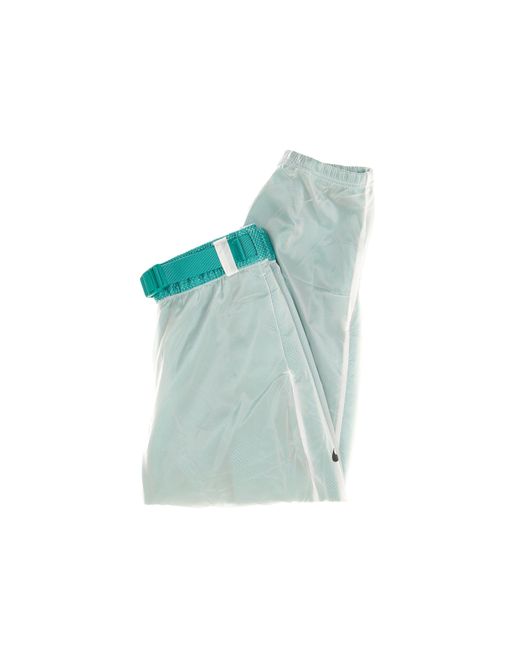 Nike Trainingsbroek W Sportswear Tech Pack Broek Geweven Mesh Hoogbouw Neptune Groen/Wit/Zwart in het Blue