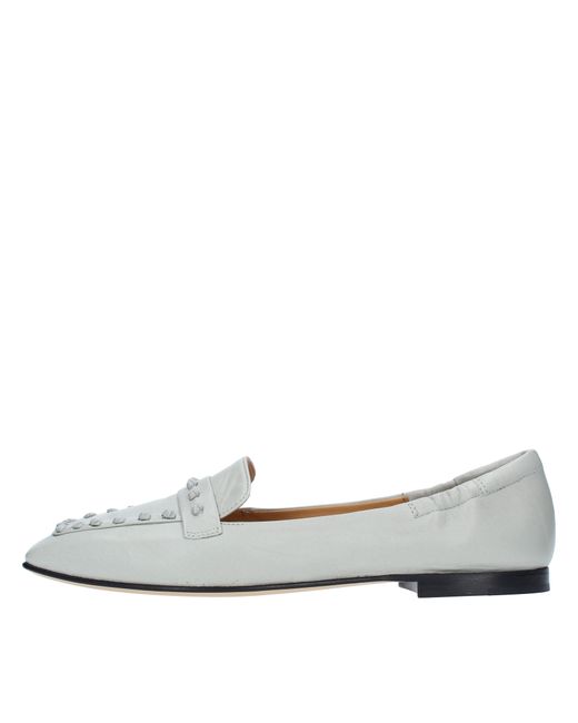 Pomme D'or White Flat Shoes