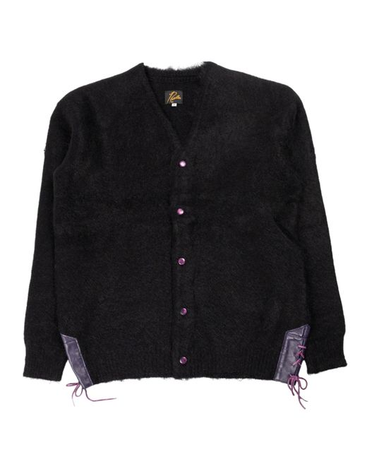 Needles Black Ep Mohair Cardigan for men