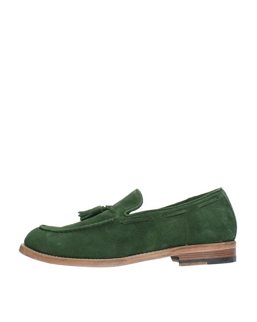 Sturlini Green Flat Shoes for men