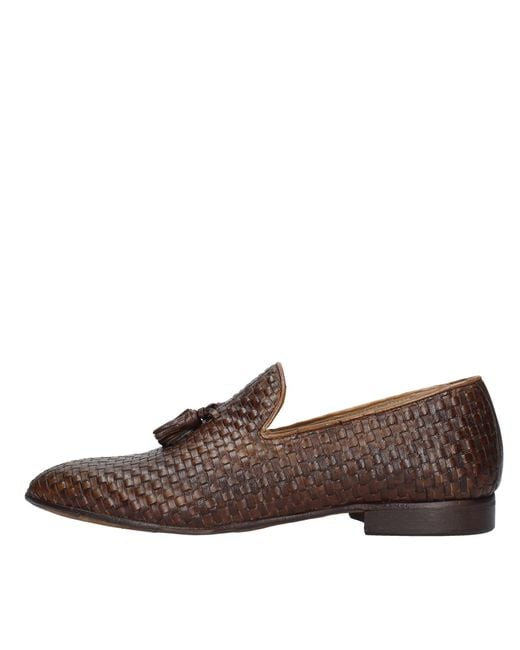Daniele Alessandrini Brown Flat Shoes for men