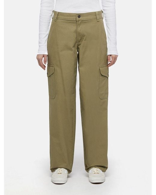 Pantalon Cargo Duck Canvas, Femme, Taille Dickies en coloris Green