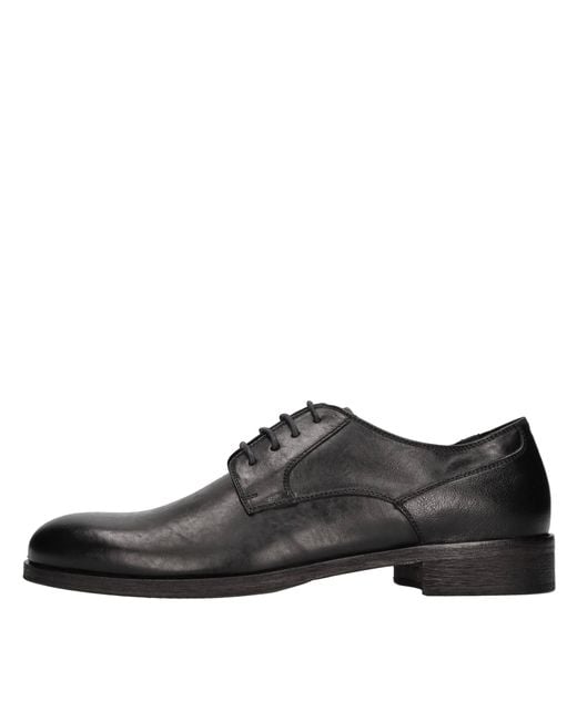 Hundred 100 Black Flat Shoes for men