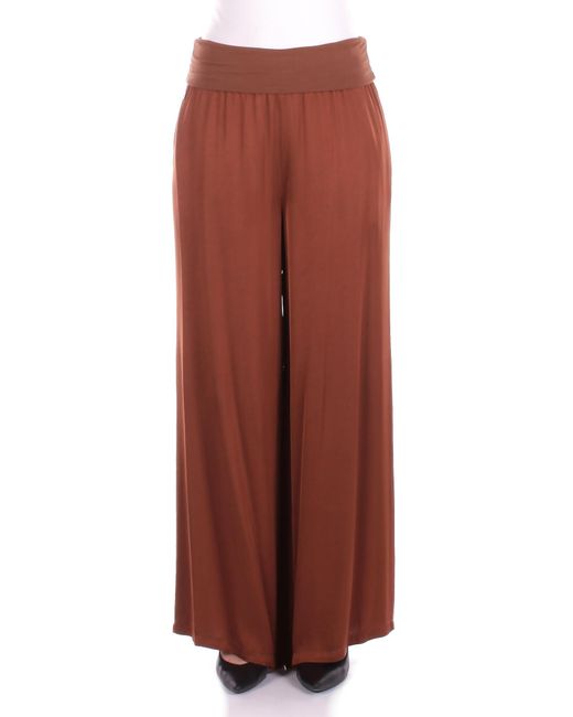 Manila Grace Brown Trousers