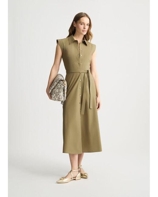 ワンピース LIU JO Woman Dress Natural WA5386MA44M C3721 dress woman beige - LIU JO - Urso Moda