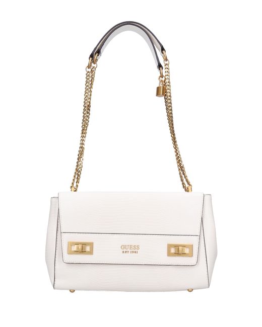 Bolsas. Crema Guess de color White