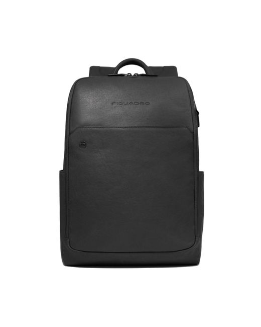Mochila De Cuero Pc 15.6' Con Cheque Rapido Ca6503B3-N Negro Piquadro de hombre de color Black
