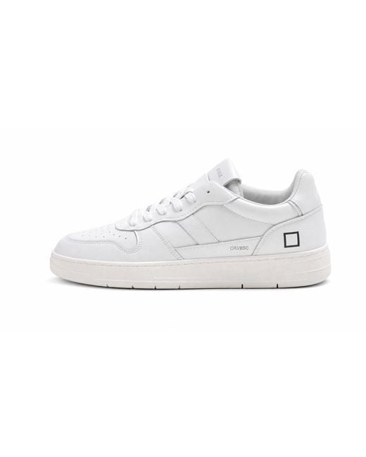 Date White Sneakers for men