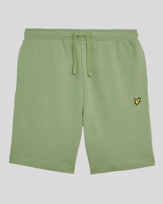 LYLE AND SCOTT 1874 Shorts Sportman Ml414Vog Zweet Kort X576 Rookgroen in het Green voor heren