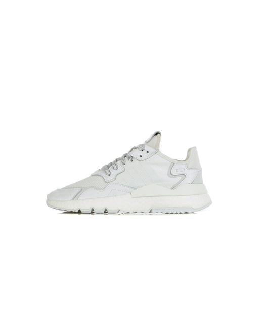 Adidas Nite Jogger Lage Herenschoen Cloud Wit/Wolk Wit/Wolk Wit in het White voor heren