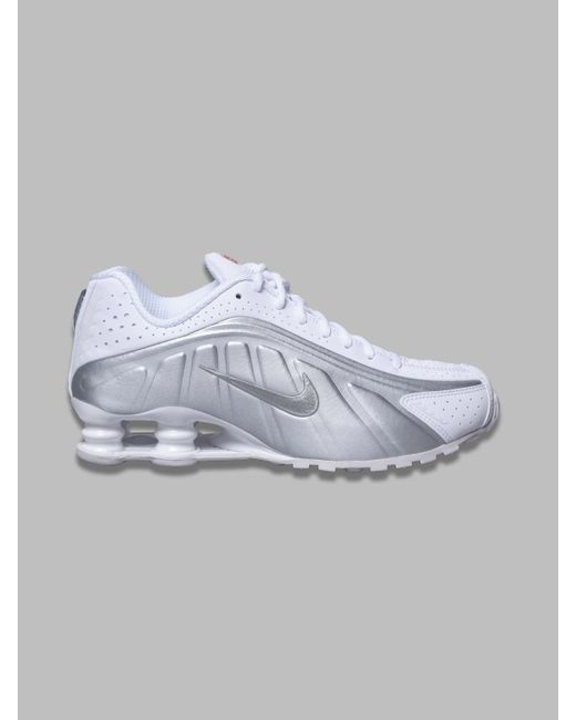 Nike Shox R4 in Metallic for Men | Lyst