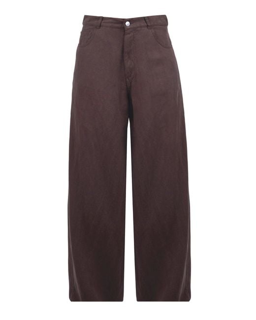 Trousers Jucca de color Brown