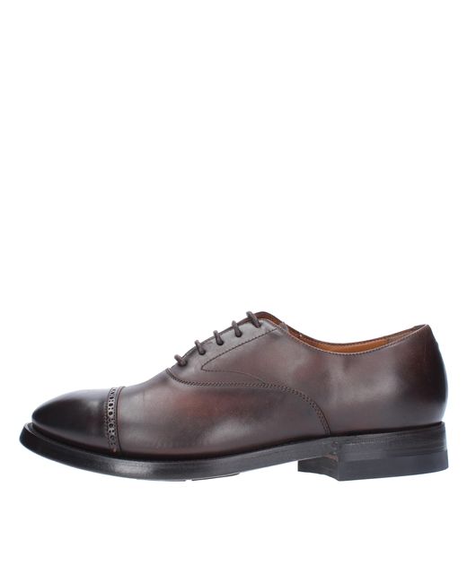Silvano Sassetti Brown Flat Shoes for men