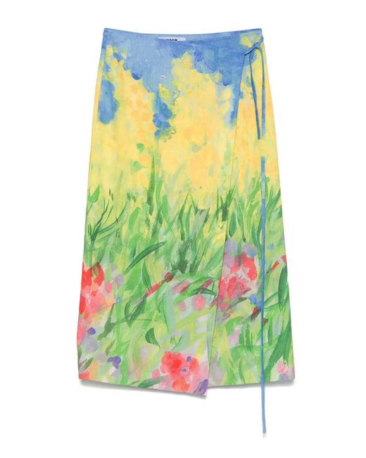 MSGM Green Skirts