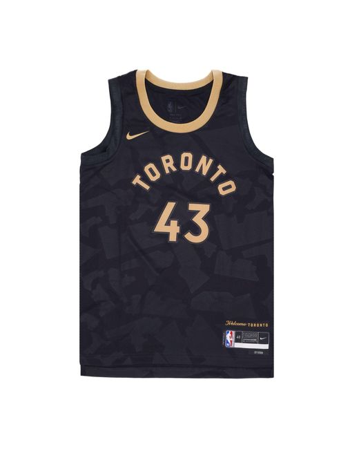 Nike Basketbaltanktop Nba City Edition 22 Dri-Fit Jersey Nr. 43 Pascal Siakam Torrap in het Blue voor heren