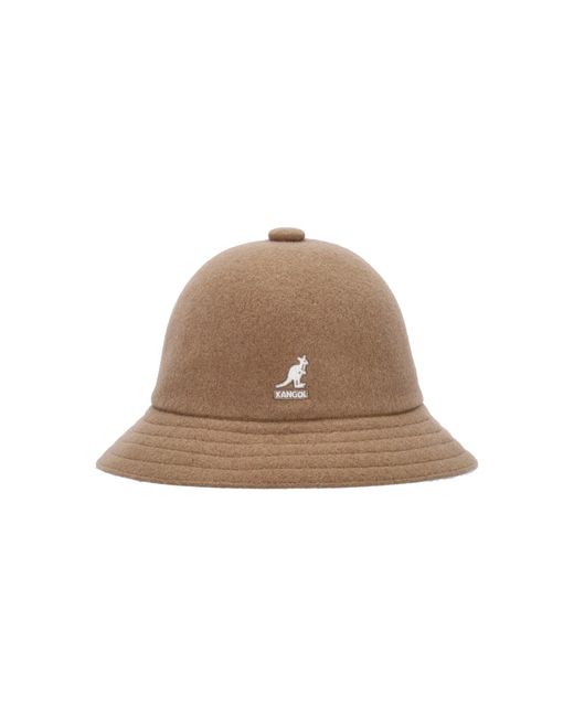 Kangol Brown Wool Casual Bucket Hat for men