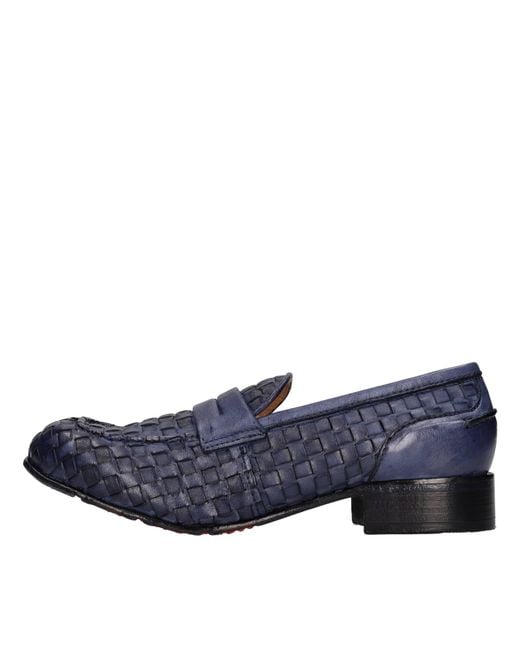 JP/DAVID Blue Flat Shoes
