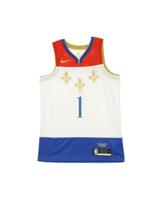 Nike Blue Basketball Tank Top Nba Swingman Jersey City Edition 2020 No 1 Williamson Zion Neopel for men