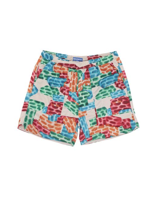 Short De Basket-Ball Pour Hommes, Blocs De Construction, Short En Maille, Creme Market pour homme en coloris Blue