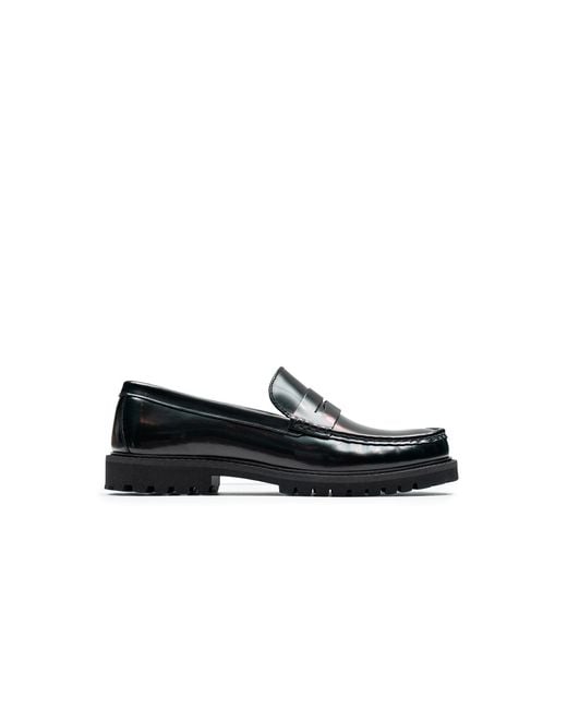SELECTED Black Moccasins Leather for men