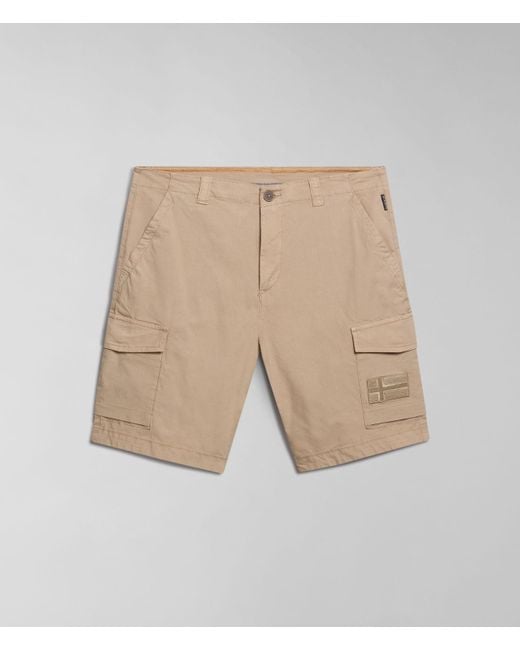 Shorts Y Bermuda Hombre N-Horton Np0A4Hos N1E Cornstalk Napapijri de hombre de color Natural
