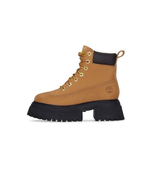 Bota Alta De Trigo Con Cordones Sky De 6" Para Mujer Timberland de color Brown