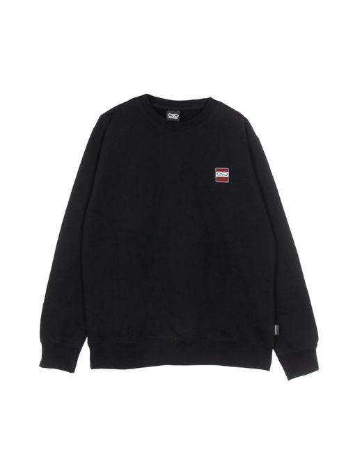 Propaganda Label Crewneck Herren-Sweatshirt Mit Rundhalsausschnitt, Leicht, Schwarz in Black für Herren